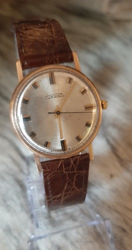 Vintage solid gold raketa - gold,