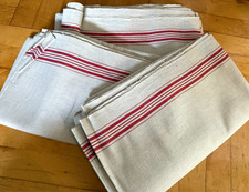 Rolltuch Mangeltuch 3 STÜCK Tafeltuch Leinen DDR 2,88m/90cm /P31.10/2