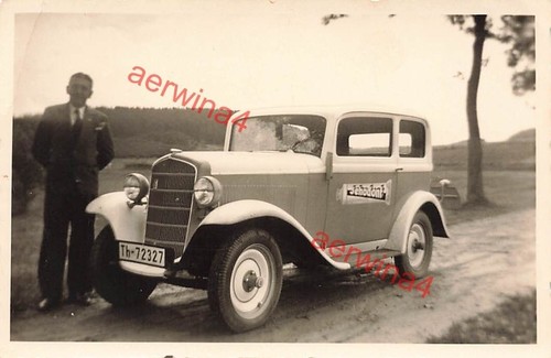 Mann mit pkw - mit, opel