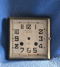 Altes Zifferblatt  Art Déco mit Glasdeckel Kaminuhr Pendule Frankreich Vintage