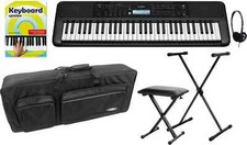 Yamaha PSR-E383 Keyboard 61 Tasten Anschlagdynamisch DSP-Effekt Bühne Deluxe Set