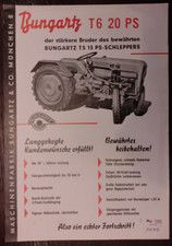 Original Bungartz Prospekt "Bungartz Traktor T6" Verkaufsprospekt