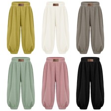 Unisex Baby Bloomers Täglicher Trag Hosen Harem Hose Geschnittene Hosen Solide