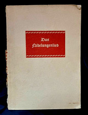 Das Nibelungenlied Bibliographisches Institut Leipzig  Verlag 1934 Buch sehr alt