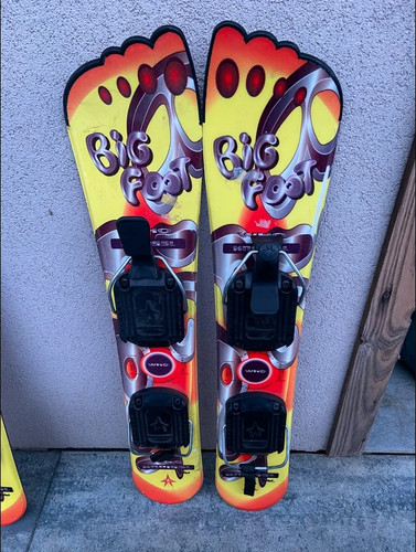 Vintage big foot skis kneissl - big,
