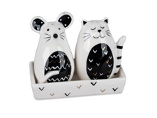  Salz + Pfeffer Streuer Deko