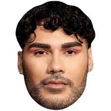 Loco Ninja (Short Hair) Maske aus Karton