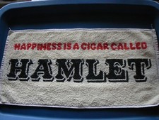 "HAMLET" HAPPINESS IS A CIGAR CALLEO Bartowel 100% Baumwolle Bartuch