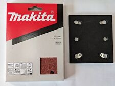 10xMakita 114 mmX102 Palm Schleifblätter + Grundplatte BO4561 BO4556/555/554-40Körnung