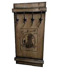 GARDEROBE WANDGARDEROBE THE GENTLEMENS CLUB LANDHAUSSTIL HOLZ FRACHTKISTE BRAUN