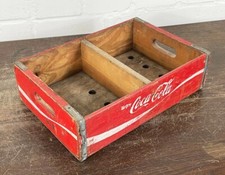 VINTAGE ENJOY COCA COLA GETRÄNKEKISTE USA HOLZKISTE ANTIK REKLAME KISTE TABLETT