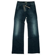 Pepe Jeans Parkery Schlag Hose Bootcut Flare Stretch 27/32 W27 L32 darkblue NEU.