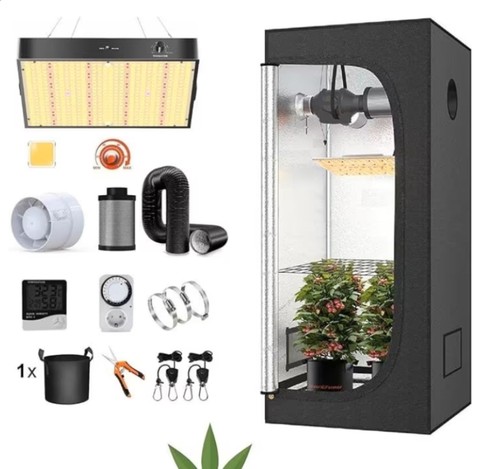 Led growbox 100w - growbox, komplettset