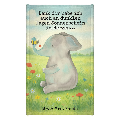 Handtuch elefant biene design - handtuch,