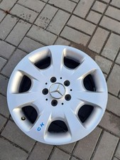 1x Alufelge 16 Zoll 7.0" 5x112 31ET Glanz Grau A2034012802 Mercedes-Benz W203
