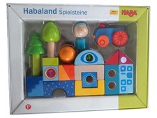 HABA Haba-Land Spielsteine Holzbausteine Motorikspielzeug Kinder ab 12 Monate
