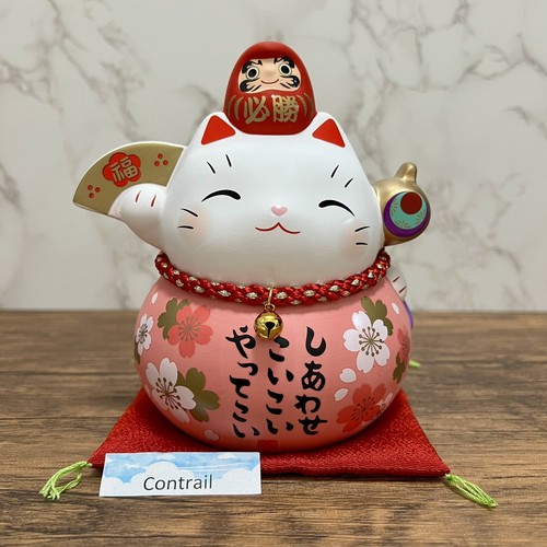 Maneki neko daruma keramik - daruma,