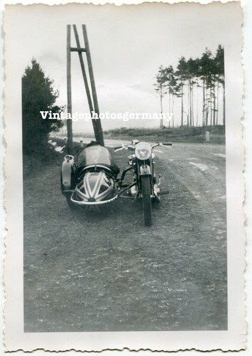 D2988 foto 30er jahre motorrad - d2988,