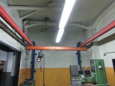 DEMAG KBK Portalkran Kranhimmel Kran Kettenzug Kranbahn Hallenkran 1000 KG 10x4m