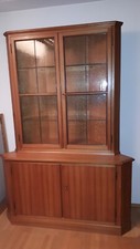 Schrank vitrine eckschrank - -,