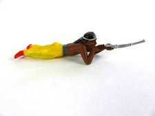 1 x DDR Gummi Indianer Nr. 023 von Osceola Top Zustand Länge ca. 11 cm (EB)