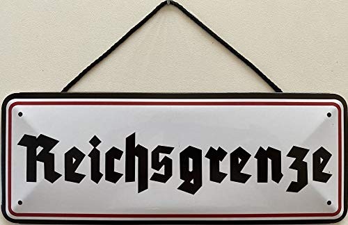 Blechschild 10 cm - blechschild,