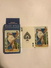Rare Blue Opal Playing Cards Australia's Tranquil Bushlands Carta Mundi Mint Con