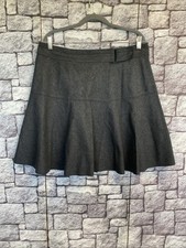 Marc O Polo, Gr. 44,  Damen, Rock, Filz, Grau, Falten, 9s24 Maße Beachten!