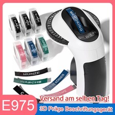 DYMO Omega Präge Beschriftungsgerät Schriftband 9mm 3D Embossing Label Maker