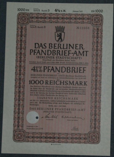 Berliner pfandbrief amt - pfandbrief-amt, %