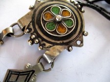 Handarbeit Silber Marokko BLUME Tiznit Berber Marrakesch Sahara Halskette