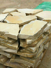 Naturstein Polygonalplatten Gehweg Stellplatz 50-60mm 10m² Crema Toscana