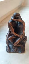 Skulptur, der Kuss, Auguste Rodin, original Reproduktion