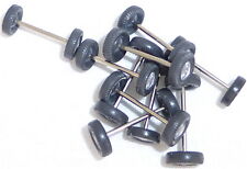 10 Achsen für Wiking 1:87 PKW silberne Radkappe bemalt 70er Jahre å *