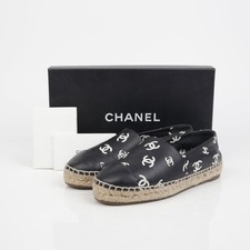CHANEL CC Logo Espadrilles 37