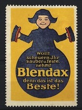 Reklamemarke blendax junge - blendax,,