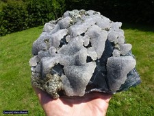 Fluorit Oktaeder 2 Generations  von Yiwu Mine, Prov. Zhejiang, China