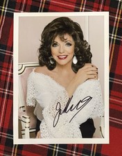 handsigniertes Halbgroßfoto Joan Collins - Schauspielerin  Denver Clan