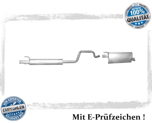 Auspuffanlage für opel meriva - auspuffanlage,