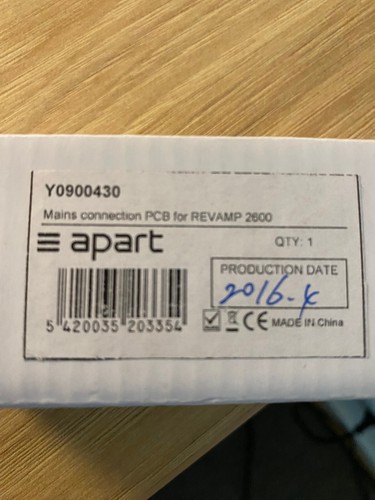 Apart audio y0900430 - audio, mains