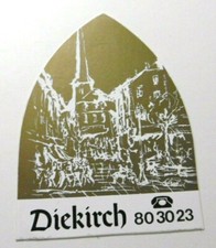 Souvenir-Aufkleber Diekirch