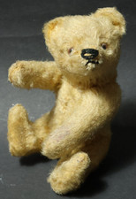 Alter kleiner Miniatur Teddybär 15cm Bär Teddy bear Stoffbär Teddies Teddybären