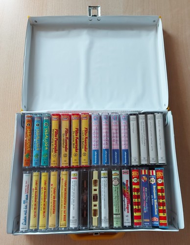 Kassetten koffer sammlung - kassetten,