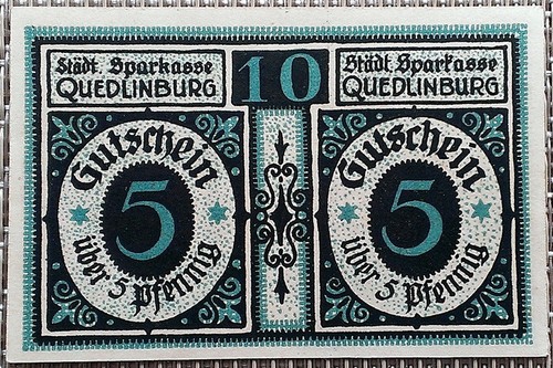Notgeld doppelschein 5 - doppelschein,