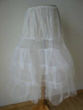 3-stuf. Tüll-Unterrock Unterrock Petticoat Ballkleid Brautkleid schwarz weiß NEU