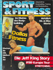 Sport & Fitness Nr. 2/1984 Bodybuilding Jeff King, Poster Jusup Wilkosz