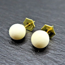 Klassische ohrringe 333er gold - 333er,