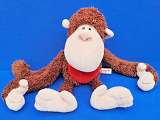 NICI AFFE MONKEY LOU STOFFTIER 35 CM KUSCHELTIER SCHIMPANSE ZOO FRIENDS HERZ