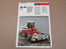 Prospekt Schaeff SKL 851 Serie