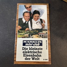 MÄRKLIN mini-club "Die kleinste elektrische Eisenbahn der Welt" Prospekt/Katalog